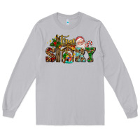 Moon Dust true story jesus and mary wıth santa Long Sleeve Tee - AdoDesignShop