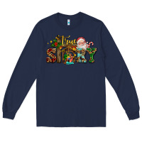Navy true story jesus and mary wıth santa Long Sleeve Tee - AdoDesignShop