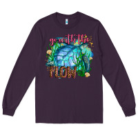 Plum go with the flow Long Sleeve Tee - AdoDesignShop