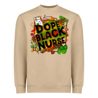 Mushroom dope black nurse Heavyweight Sweatshirt - Zillion Design Studio