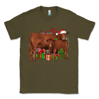 Army Green Christmas Gelbvieh Classic Tee - JahusDesignShop