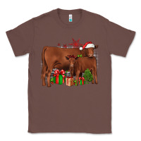 Chestnut Christmas Gelbvieh Classic Tee - JahusDesignShop