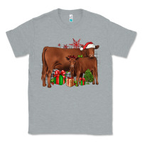 Heather Grey Christmas Gelbvieh Classic Tee - JahusDesignShop