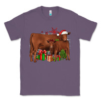 Lavender Christmas Gelbvieh Classic Tee - JahusDesignShop