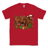 Red Christmas Gelbvieh Classic Tee - JahusDesignShop
