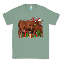 Sage Christmas Gelbvieh Classic Tee - JahusDesignShop