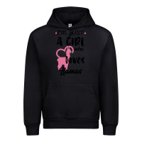 Black Just A Girl Who Loves Llamas I Love Llamas Urban Hoodie - Bettercallsaul