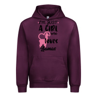 Mauve Wine Just A Girl Who Loves Llamas I Love Llamas Urban Hoodie - Bettercallsaul