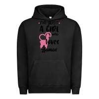 Pigment Black Just A Girl Who Loves Llamas I Love Llamas Urban Hoodie - Bettercallsaul