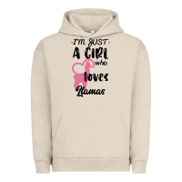 Pigment French Oak Just A Girl Who Loves Llamas I Love Llamas Urban Hoodie - Bettercallsaul