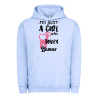 Pigment Grape Ice Just A Girl Who Loves Llamas I Love Llamas Urban Hoodie - Bettercallsaul