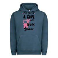 Pigment Midnight Navy Just A Girl Who Loves Llamas I Love Llamas Urban Hoodie - Bettercallsaul