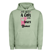 Pigment Oil Green Just A Girl Who Loves Llamas I Love Llamas Urban Hoodie - Bettercallsaul