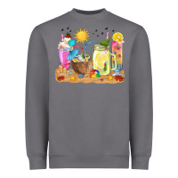 Storm summer drinks coffee cups Heavyweight Sweatshirt - texasbilliewilder