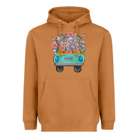 Meerkat truck with flowers malia Heavyweight Hoodie - MaliasSmallBusiness