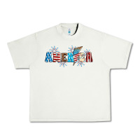 Pistachio Lightning bolt with America Urban Heavy Tee - Neo Western