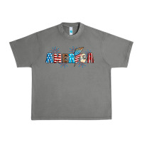 Tornado Lightning bolt with America Urban Heavy Tee - Neo Western