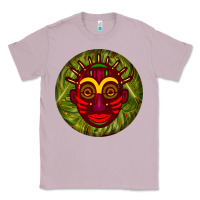 Lilac african masks round earrings 4 Classic Tee - BundleAndBundleShop