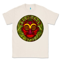 Natural african masks round earrings 4 Classic Tee - BundleAndBundleShop