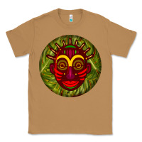 Toasted Coconut african masks round earrings 4 Classic Tee - BundleAndBundleShop