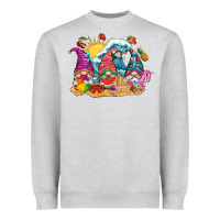 Heather Grey summer gnome tbw Heavyweight Sweatshirt - texasbilliewilder