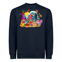 Navy summer gnome tbw Heavyweight Sweatshirt - texasbilliewilder
