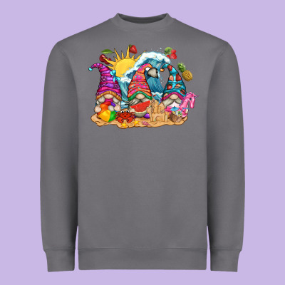 Summer Gnome Tbw Heavyweight Sweatshirt Designed By Texasbilliewilder