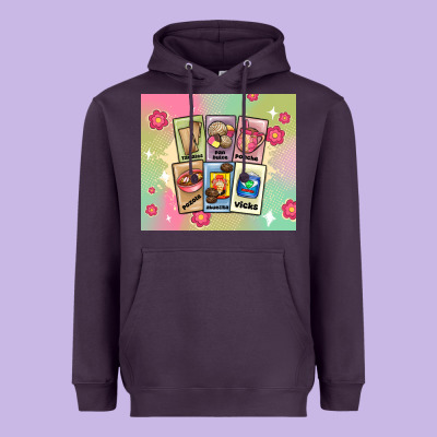Traditional Mexican Food Heavyweight Hoodie Designed By Maliassmallbusiness
