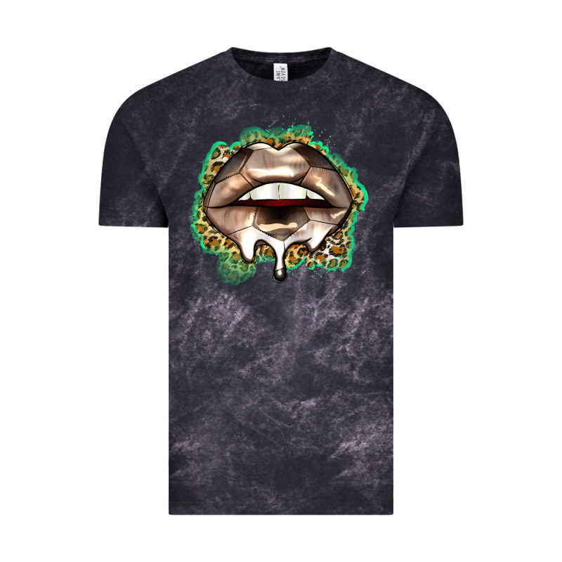 Soccer Lips Vintage Tee by Zillion Design Studio | Teevron