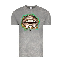 Cloud Rock soccer lips Vintage Tee - Zillion Design Studio