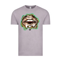 Vintage Zinc soccer lips Vintage Tee - Zillion Design Studio