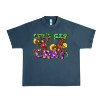 Midnight Navy let's get cray Urban Heavy Tee - FaDigitalArtStudio