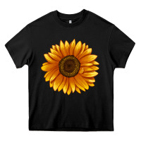 Black Soraya Sunflower Heavy Core Tee - LillyAllenDesigns