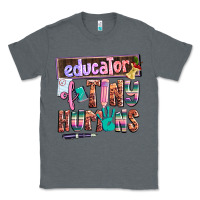 Charcoal Heather educator of tiny humans Classic Tee - AdoDesignShop