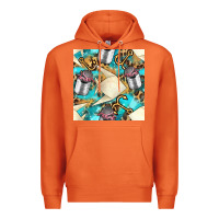 Carrot Paper Fish And Canned With Anchor Seamless Pattern Pbs Premium Hoodie - BundleAndBundleShop