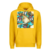 Lemon Paper Fish And Canned With Anchor Seamless Pattern Pbs Premium Hoodie - BundleAndBundleShop