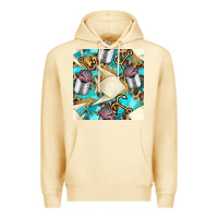 Pina Colada Paper Fish And Canned With Anchor Seamless Pattern Pbs Premium Hoodie - BundleAndBundleShop