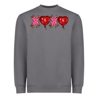 Valentine's Day Xoxo Heart Balloon Heavyweight Sweatshirt | Teevron