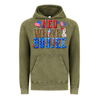 Vintage Olive red white and boujee billie wilder Vintage Hoodie - texasbilliewilder