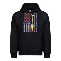 Black American Flag Beer Urban Hoodie - Bettercallsaul