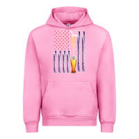 Fuchsia Pink American Flag Beer Urban Hoodie - Bettercallsaul