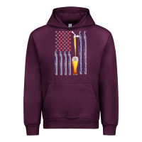 Mauve Wine American Flag Beer Urban Hoodie - Bettercallsaul