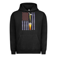Pigment Black American Flag Beer Urban Hoodie - Bettercallsaul