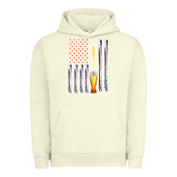 Pigment Pistachio American Flag Beer Urban Hoodie - Bettercallsaul