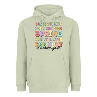 Matcha easter bunny spring Heavyweight Hoodie - MaliasSmallBusiness