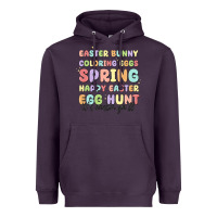 Plum easter bunny spring Heavyweight Hoodie - MaliasSmallBusiness