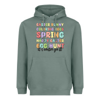 Sage easter bunny spring Heavyweight Hoodie - MaliasSmallBusiness