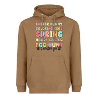 Toasted Coconut easter bunny spring Heavyweight Hoodie - MaliasSmallBusiness