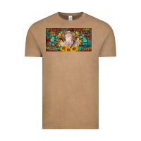 Vintage Coffee merino ram license plate Vintage Tee - BarkalooDesign