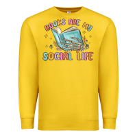 Lemon books are my social life Premium Sweatshirt - MaliasSmallBusiness